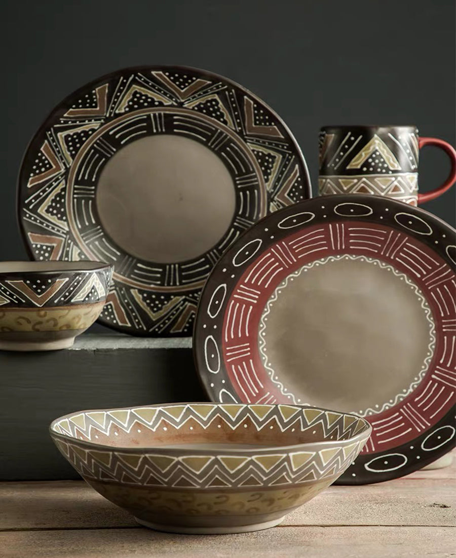 Geniuslambs master hero banner featuring one-stop artisanal stoneware tableware rustic charm meets everyday durability and bulk dinnerware sets for premium hospitality supply
