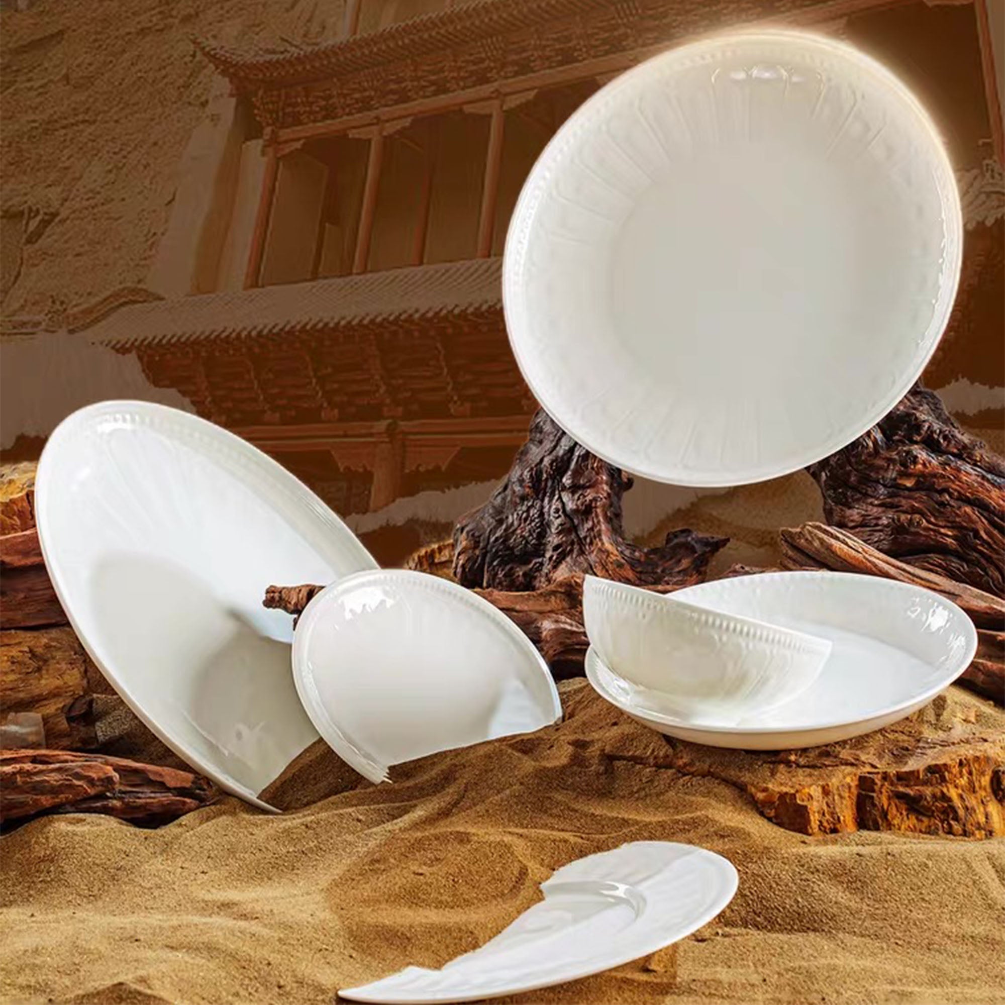 Geniuslambs master hero banner featuring custom bone china luxury tableware the pinnacle of translucent elegance and bulk dinnerware sets for premium hospitality supply