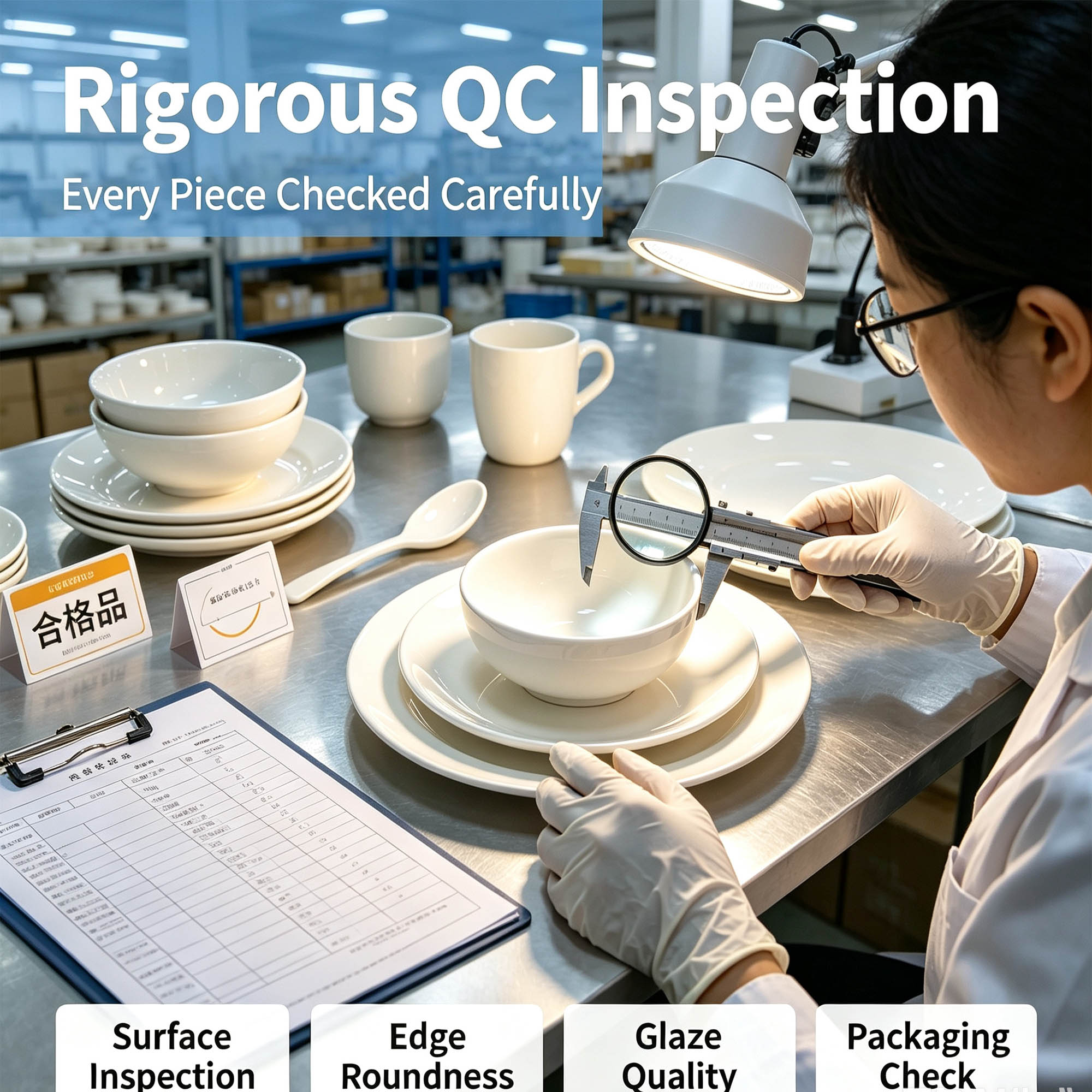 Strictly following ISO9001 and certified by leading external audits, Geniuslambs ensures every production cycle meets global standards. From 100% food-safe glazing (FDA/SGS/LFGB compliant) to commercial-grade vitrified strength, our continuous quality control guarantees zero-defect reliability for your hospitality brand or retail chain.